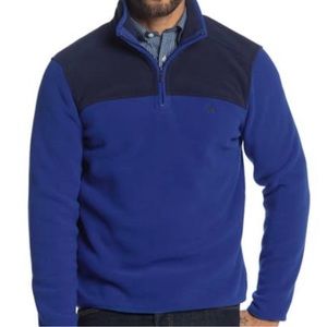 Brooks Brothers Quarter Zip Colorblock Fleece